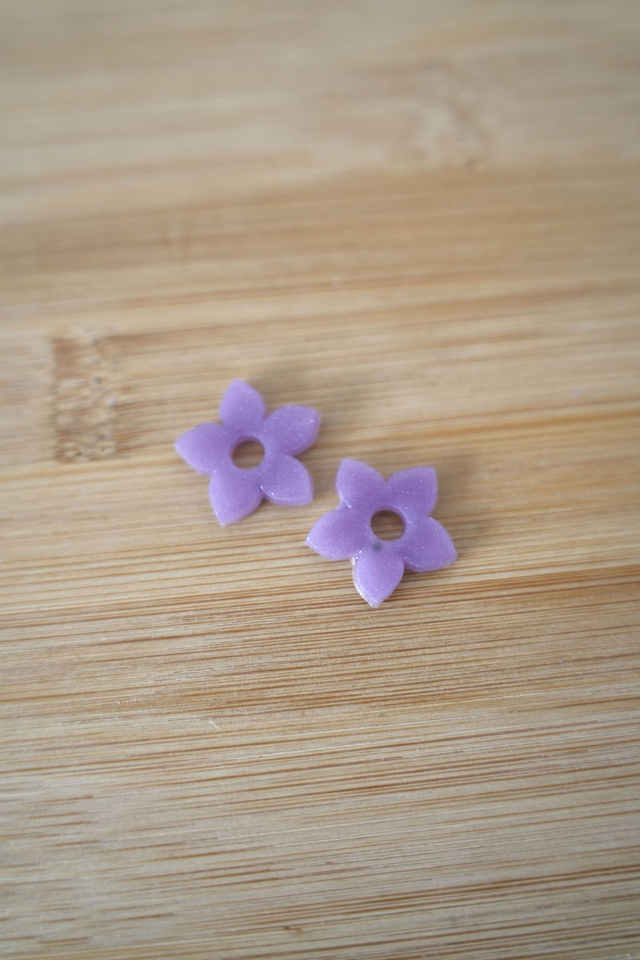  Petites pampilles fleurs violettes