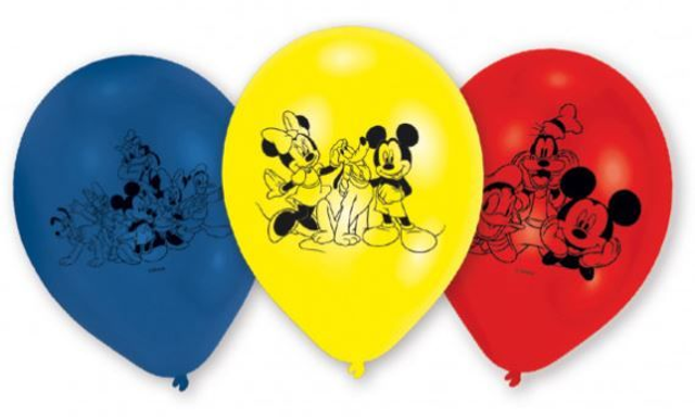 6 Ballons en latex Mickey Mouse™