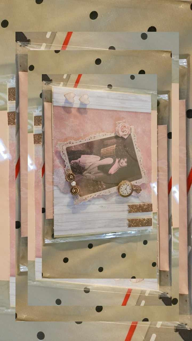 N°309 Carte St Catherine  &quot; La fille au panier &quot;