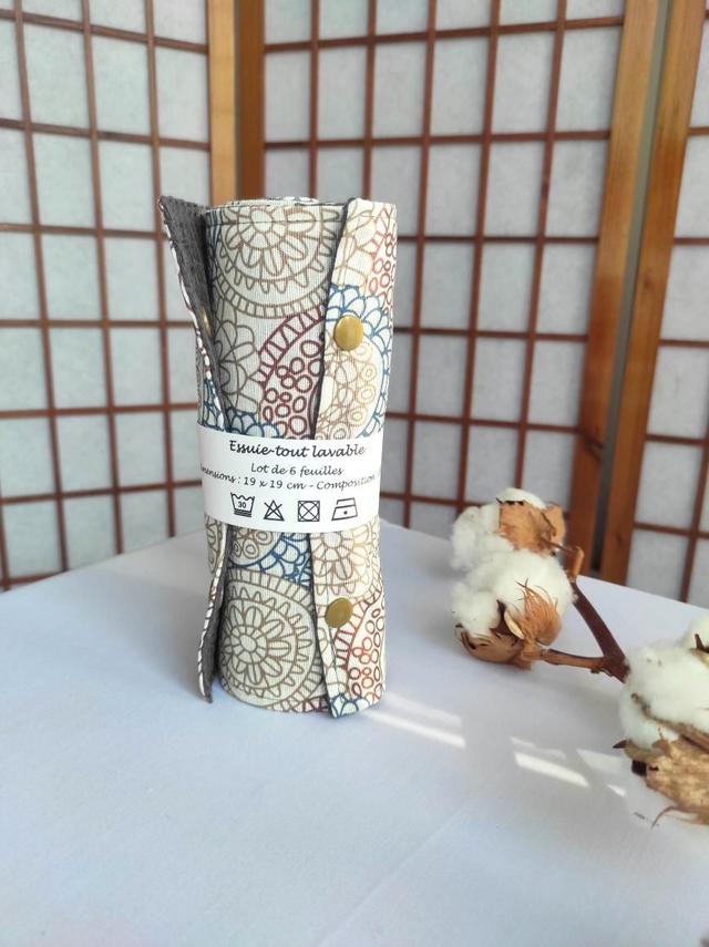 Rouleau d'essuie-tout lavable