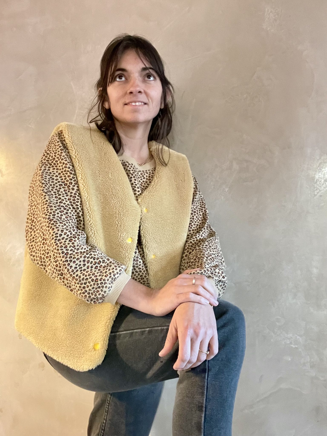 Gilet Sherpa Femme