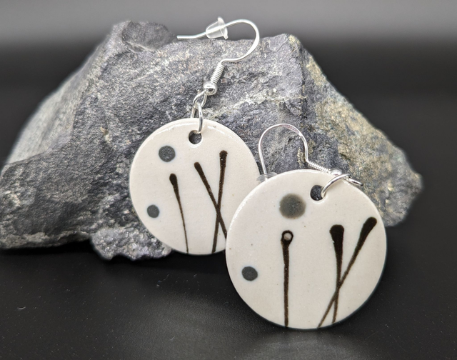 Boucles d'oreilles en céramique