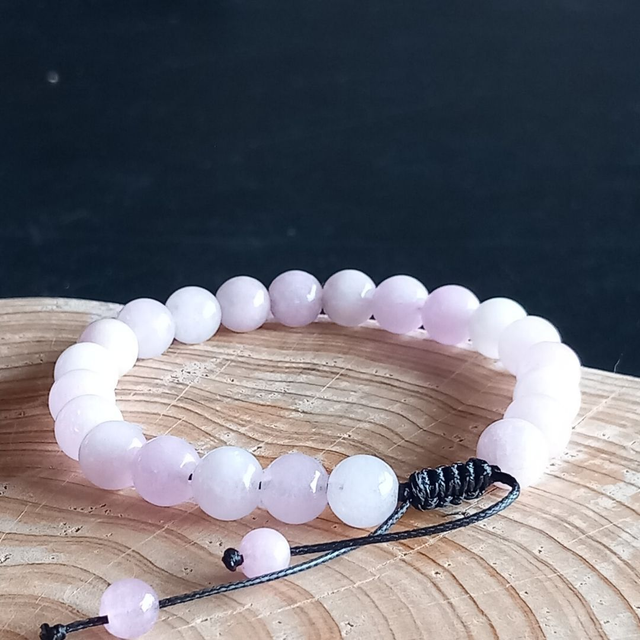 Bracelet ajustable en Kunzite