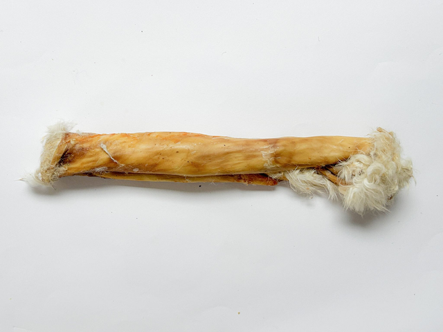 Barre peau roulé poilue 30cm