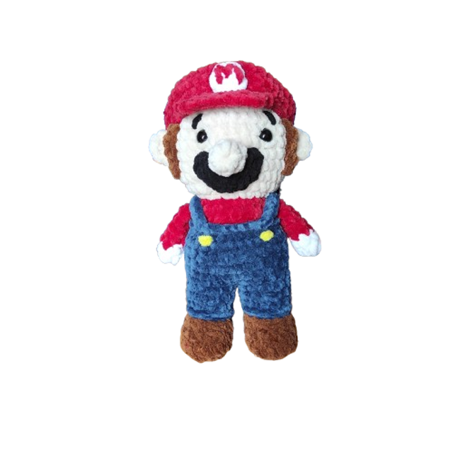 🍄 Peluche Mario Crochet – Fait Main