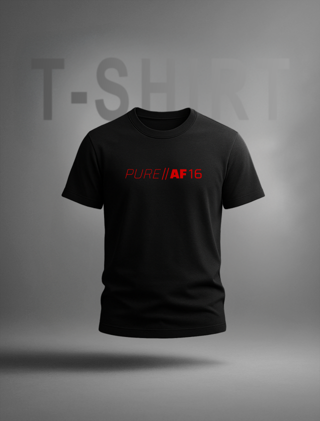 Andy Farley T-Shirt Red Text 