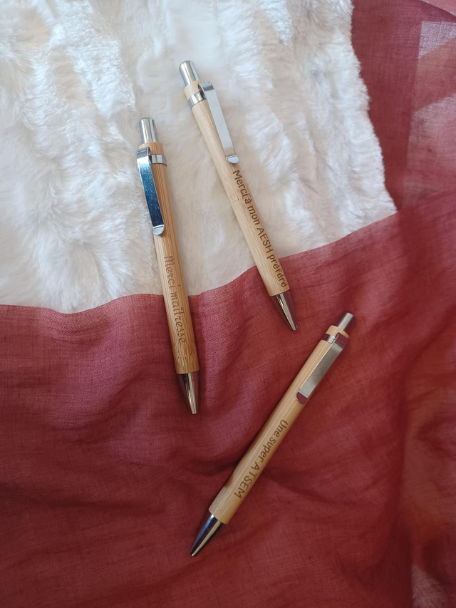 Stylo bambou spécial " scolaire"
