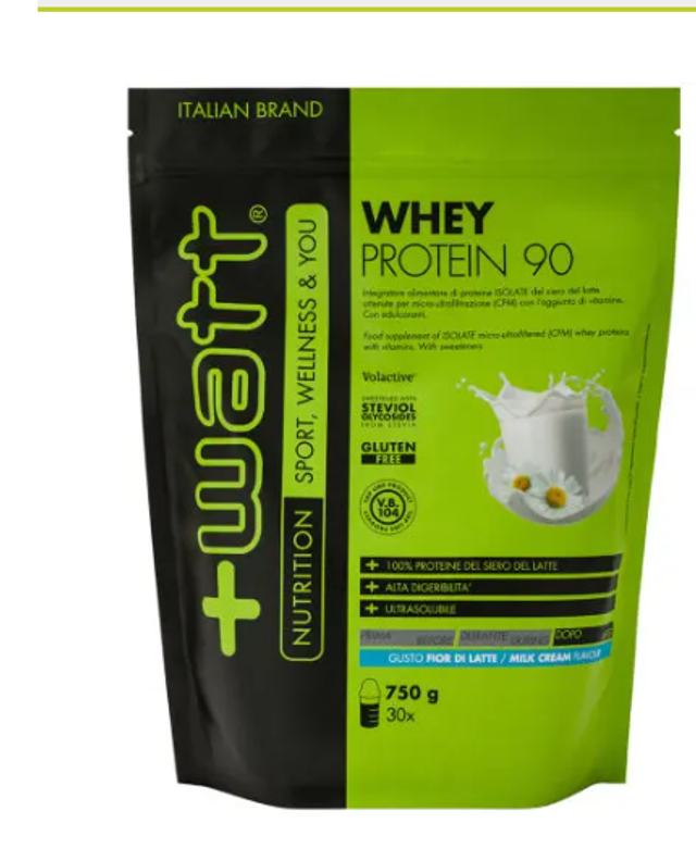 PROTEINE WHEY ISOLATE90 VOLAC® - 750GR +WATT