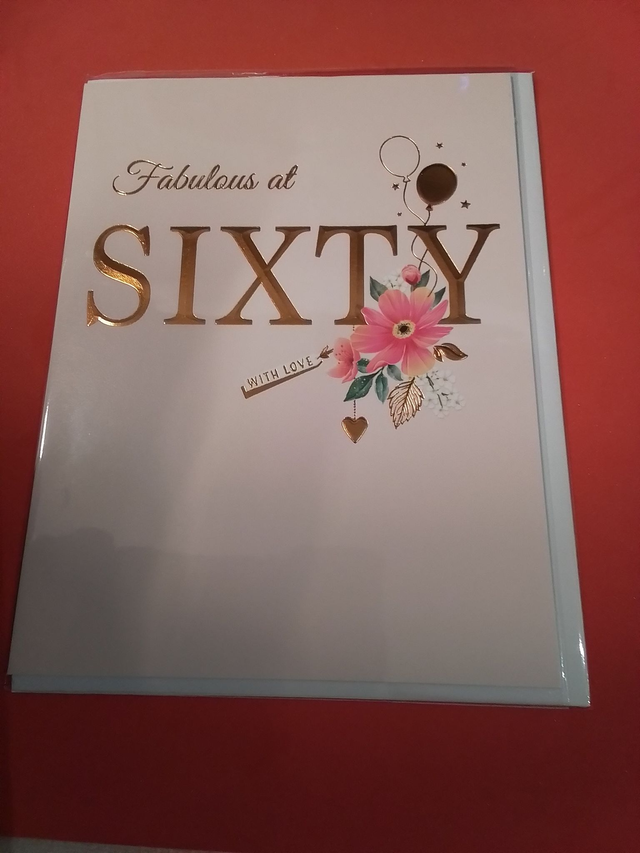 60th Birthday Card