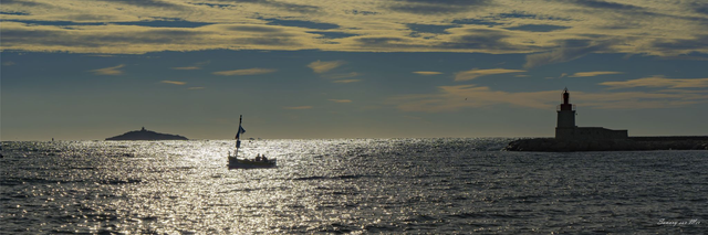 Coucher de soleil sur Sanary Sur Mer