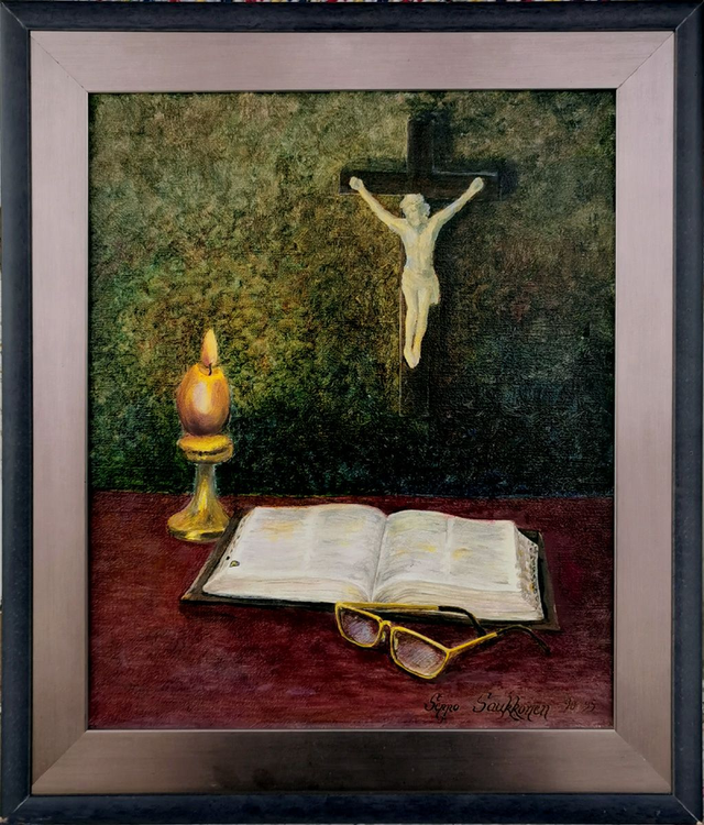 ASETEMIA Risti ja raamattu (40x33,5 cm)