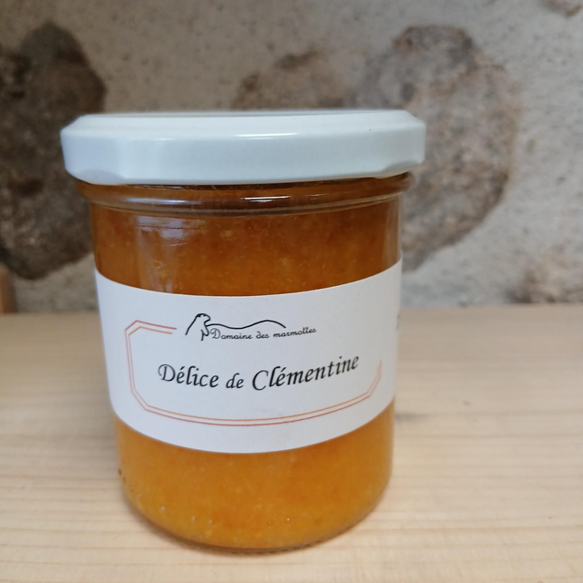 Confiture de clémentines 220g Haute Loire 