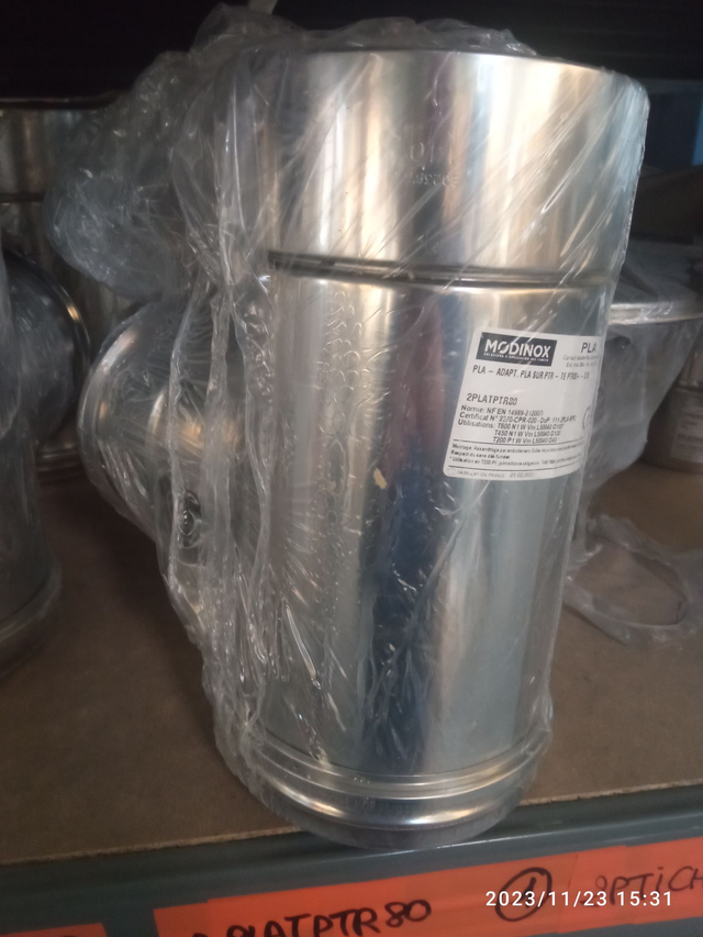 Pla - Adaptateur Pla Sur Ptr - Té PTR30 - D 80- 2PLATPTR80 