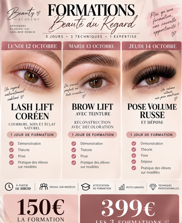 ✨ FORMATIONS BEAUTÉ DU REGARD ✨