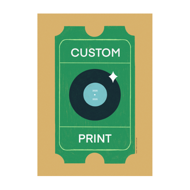 A3 Print - Music Token - Custom Print