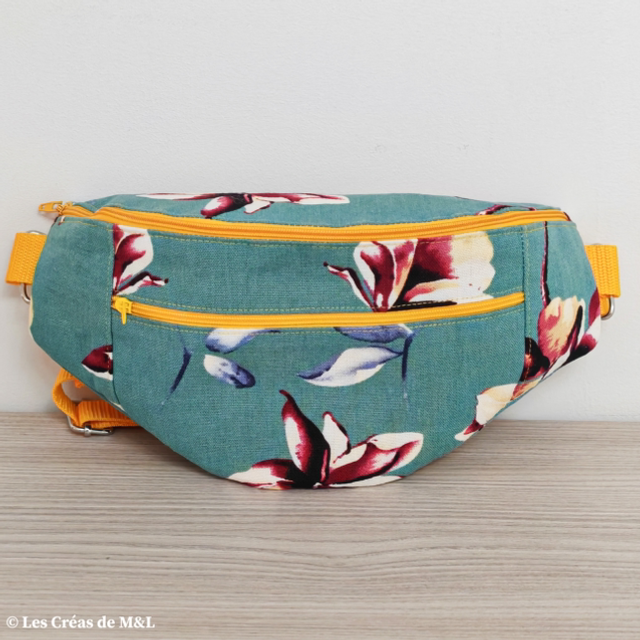 Sac banane Floral & Jaune