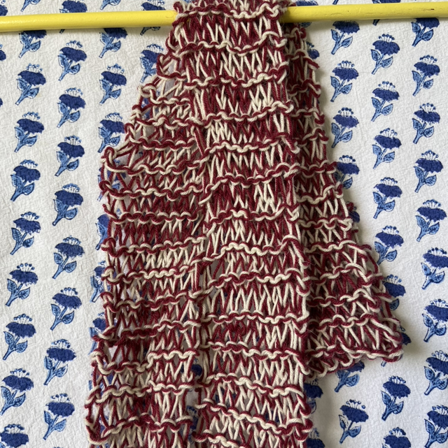 peppermint skinny scarf alpaca wool poly