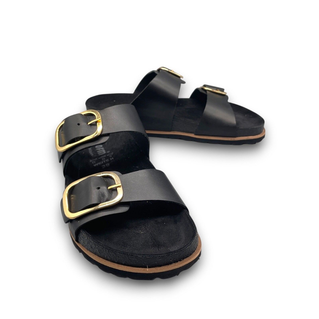 VITAFORM Damen Pantolette Softnappa Leder Dornschließe Tieffußbettsohle Gr. 39