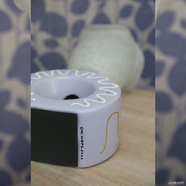 DUO LAMPES TULIPES GRAPHIQUES