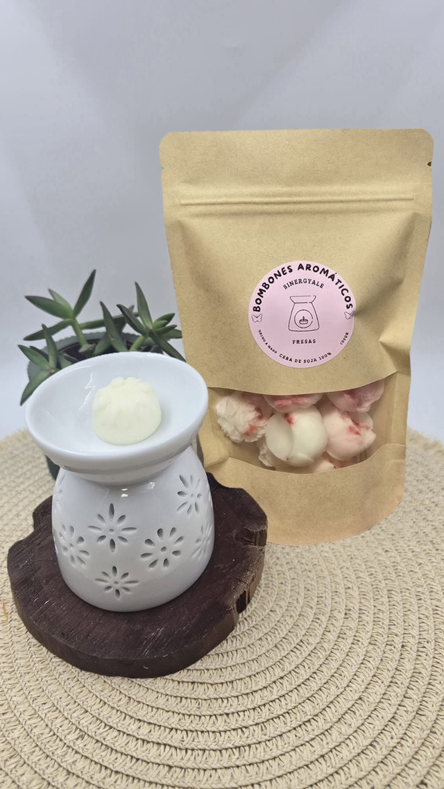 Bombones aromáticos - Fresas