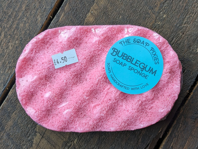 Bubblegum Soap Sponge (150g)