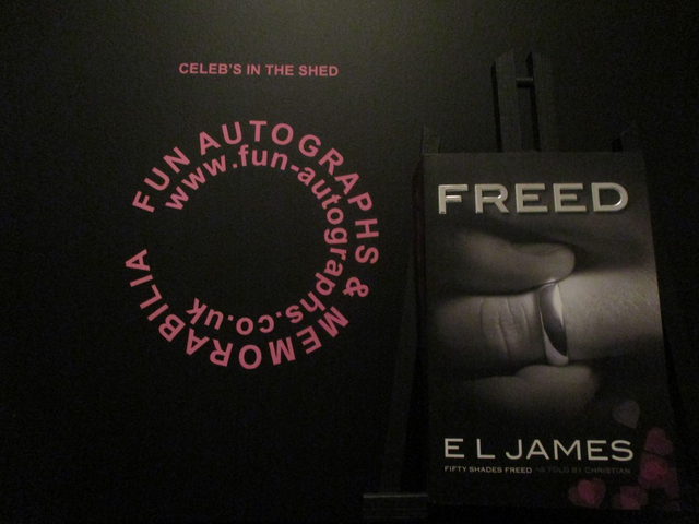E L James 'Freed' Authentic Autographed Paperback Book