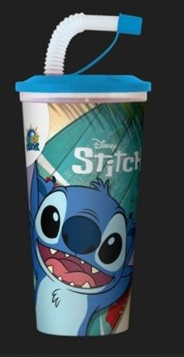 Lilo & Stitch Drinking Cup with Straw & Cookies 40g