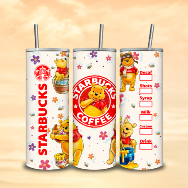 Tumbler Starbuck Winnie Honey 2