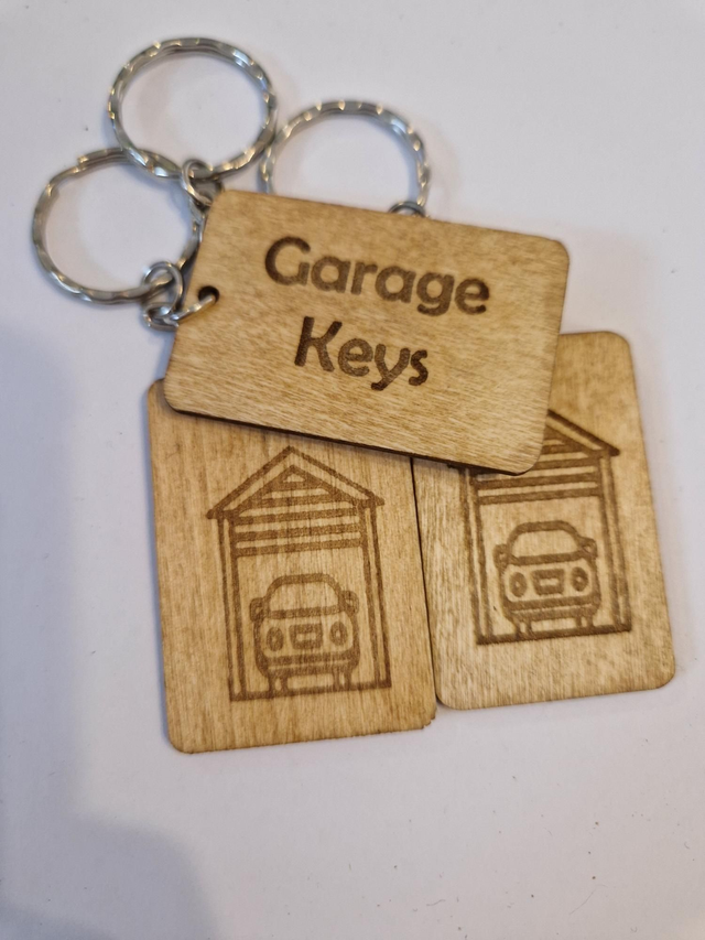 Standard Garage Keyring