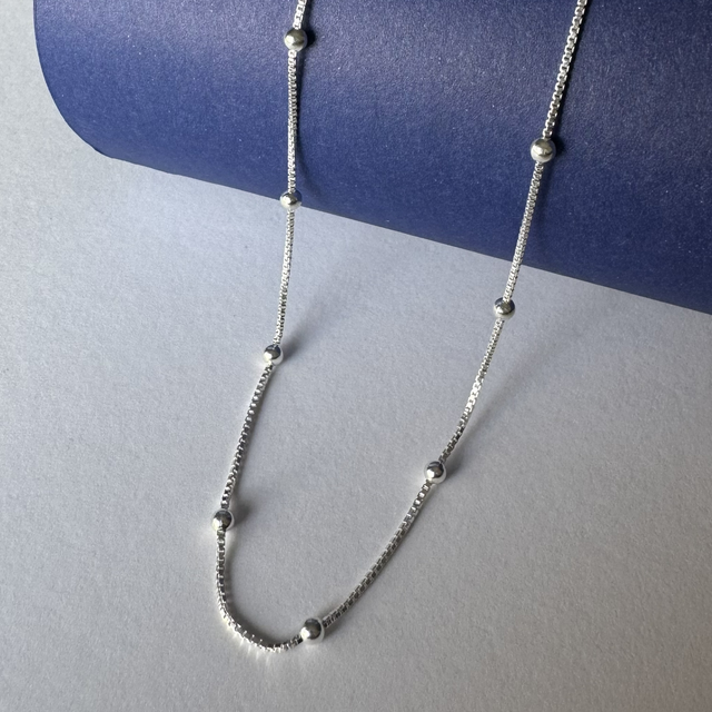 Corrente bolinhas 40cm