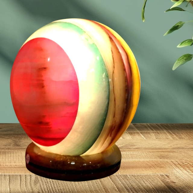 Lampe en onyx &quot;Sphère&quot;