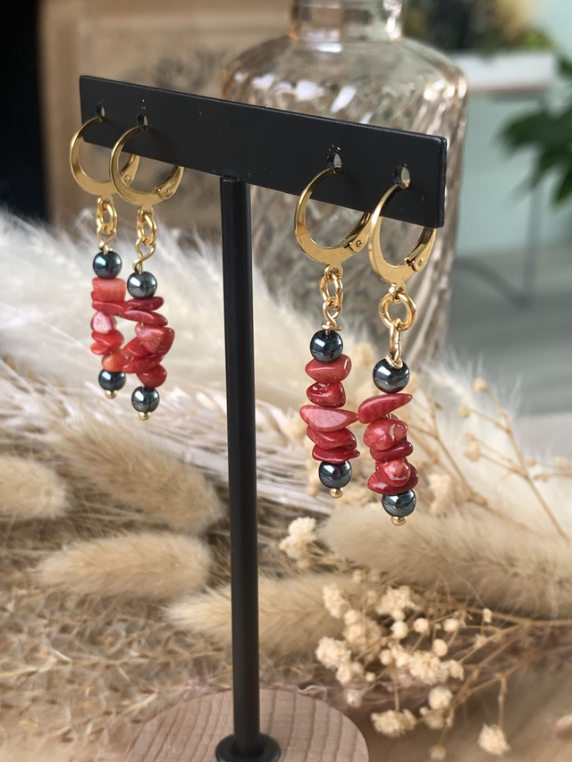 Boucles d'oreilles Coralya