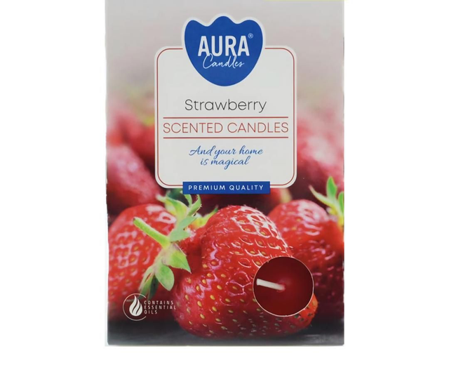 ✨️BOUGIE CHAUFFE PLAT SENTEUR FRAISE 