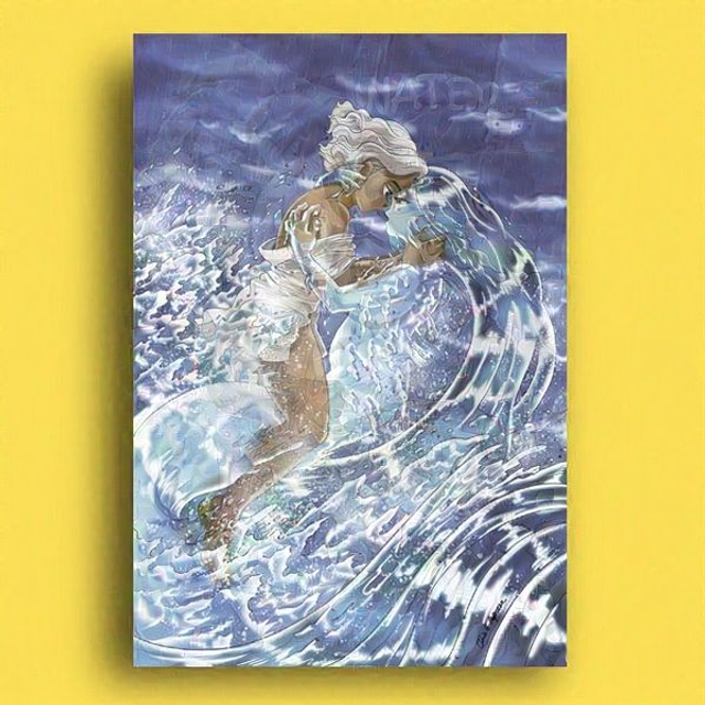 Print Cosmos &amp; Waterfall - Storm