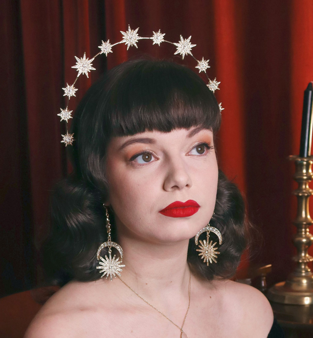 Headband & Earring • Hedy Lamarr