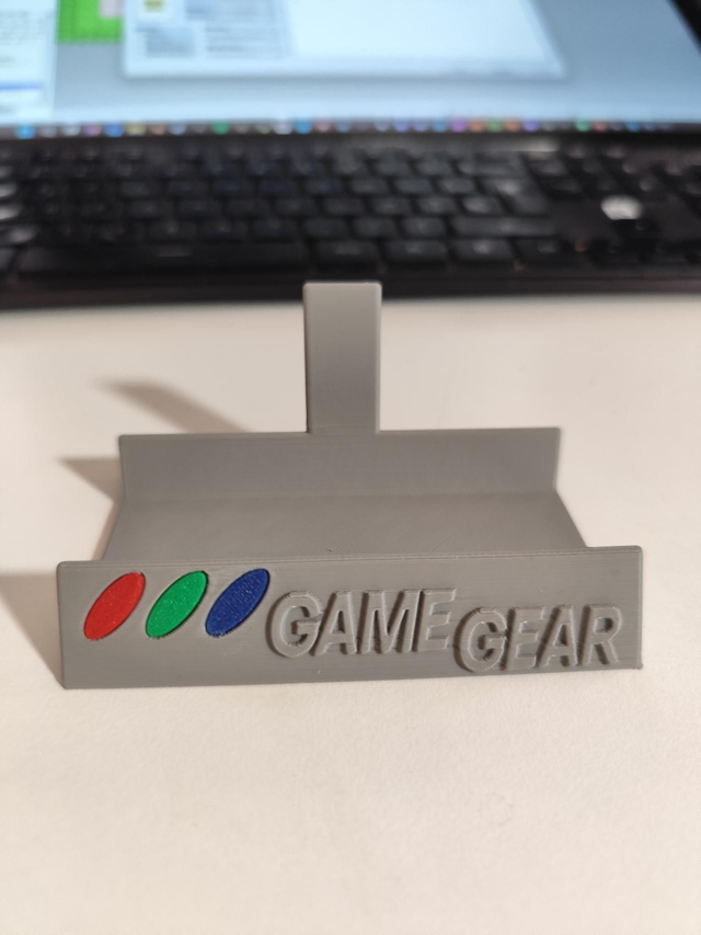 Support Game Gear Gris