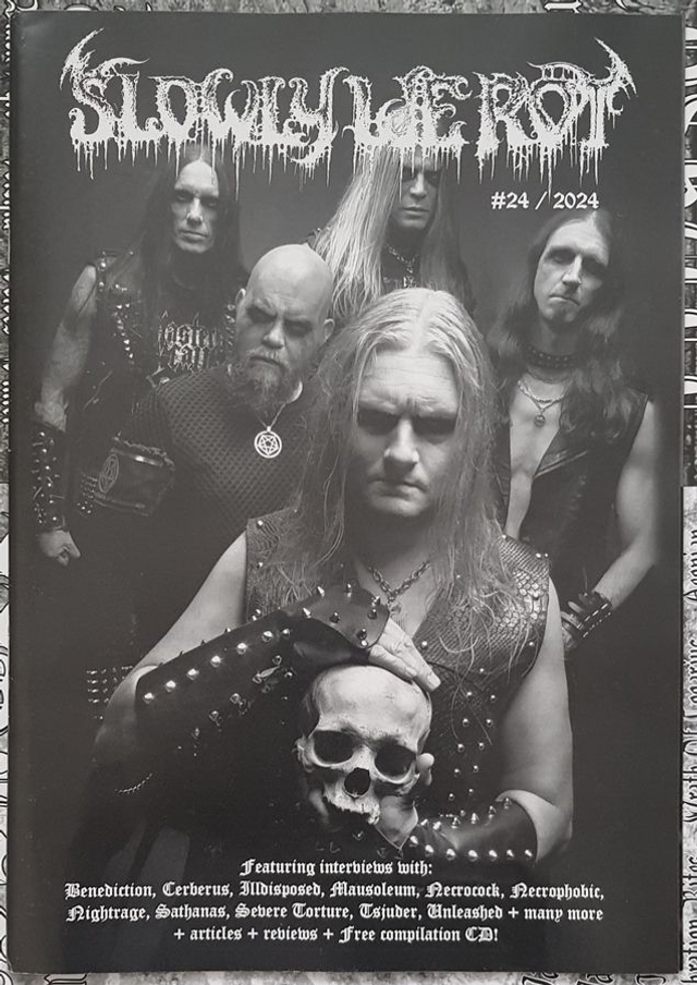 SLOWLY WE ROT Magazine #24 / 2024 + FREE compilation CD