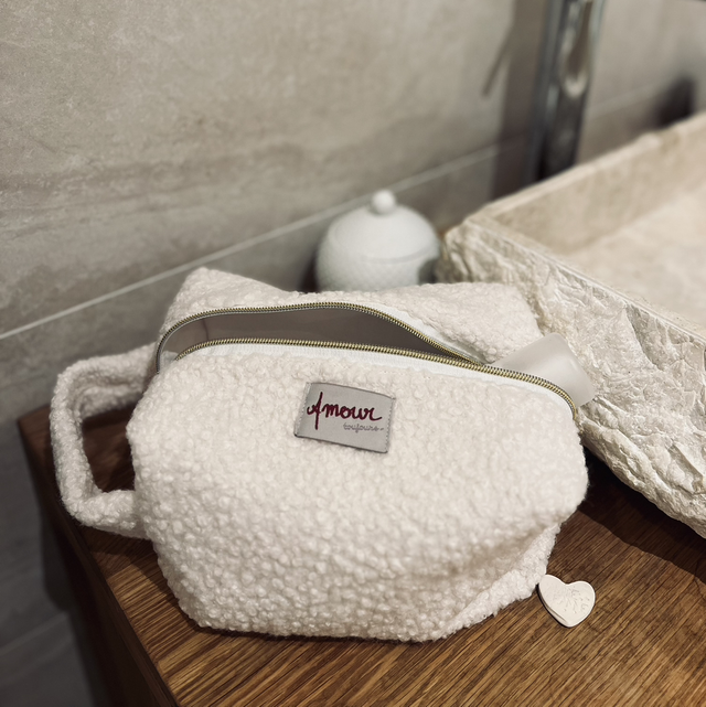 Trousse de toilette grand format "Amour toujours" 