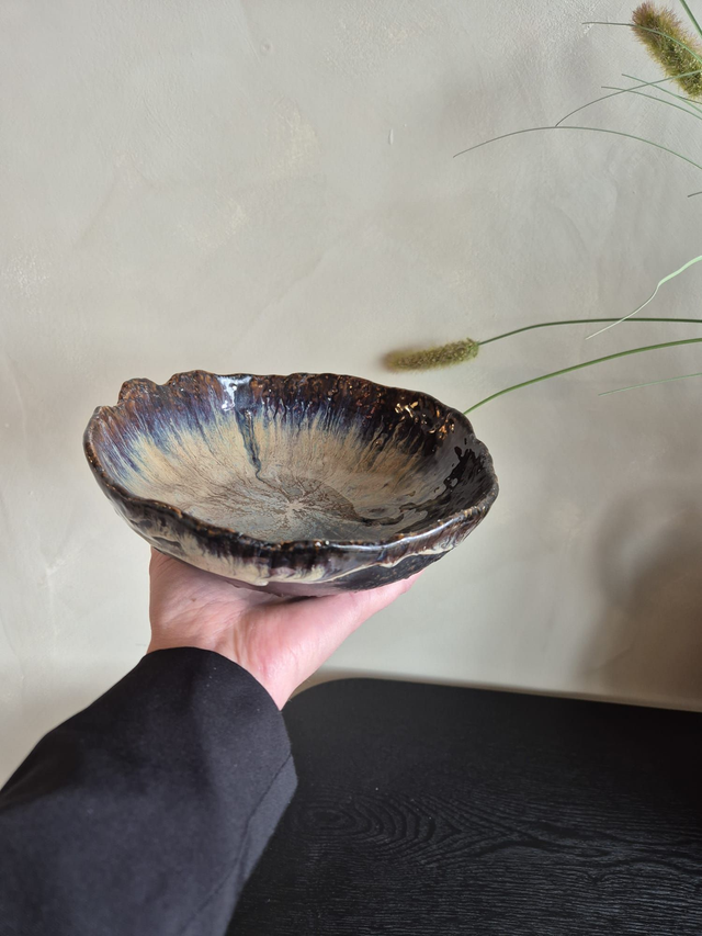 Ovenschaal organisch klein donker