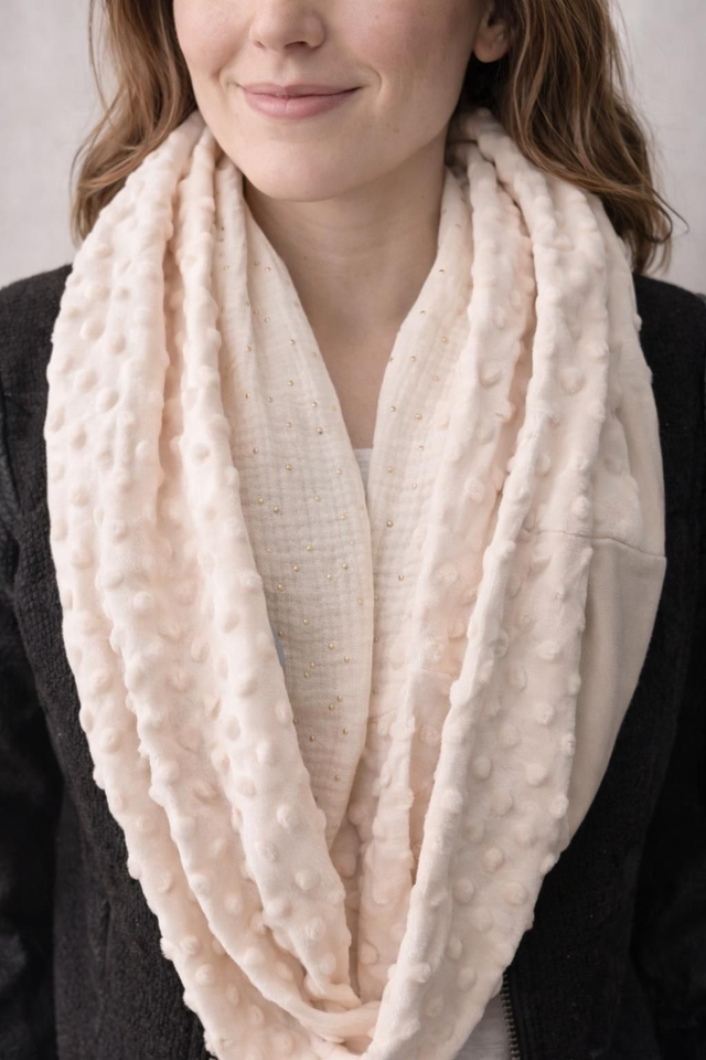 Tour de Cou beige et or