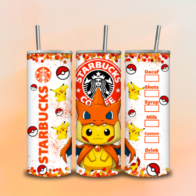 Tumbler Starbuck Pikatchu Dragofeu