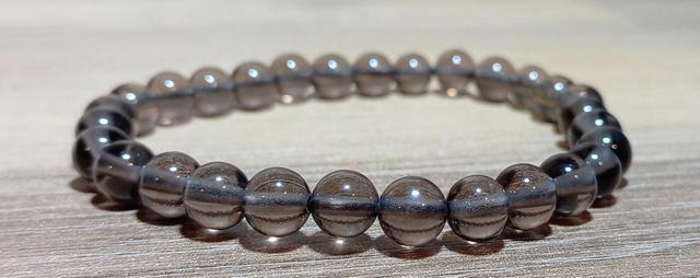Bracelet Cristal de Roche Fumé 