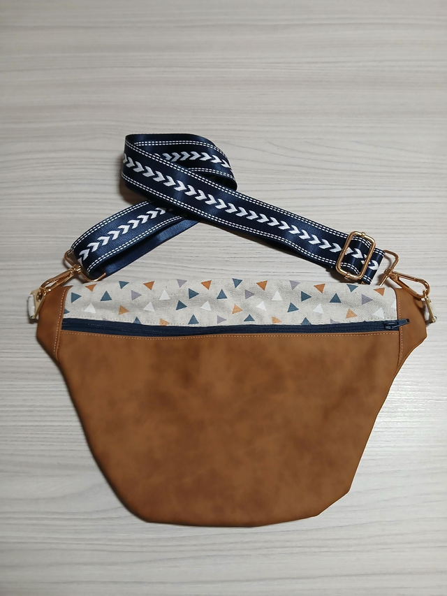 Sac banane - similicuir marron