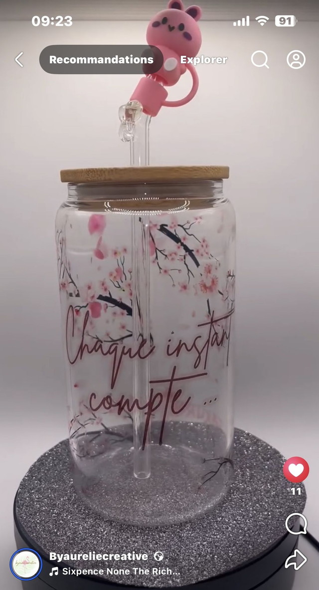 VERRE CANETTE   SAKURA 