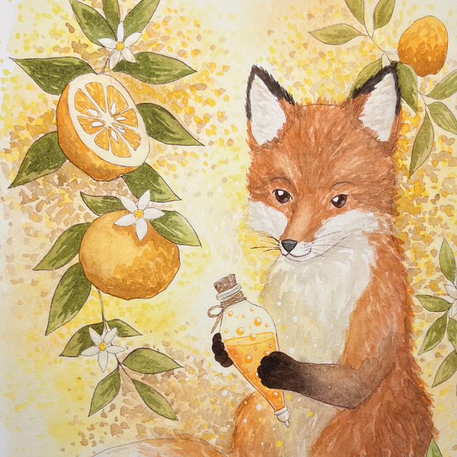 Lueur d’Ambre Dorée ✨ Affiches A4 & A5