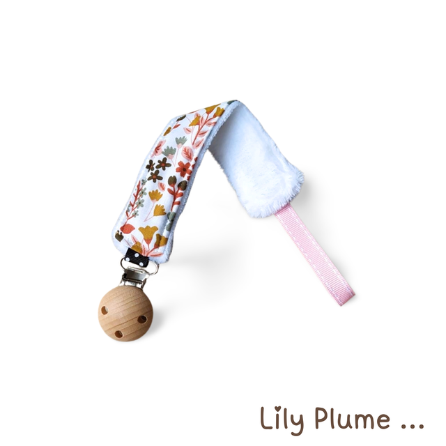 Attache tétine champêtre