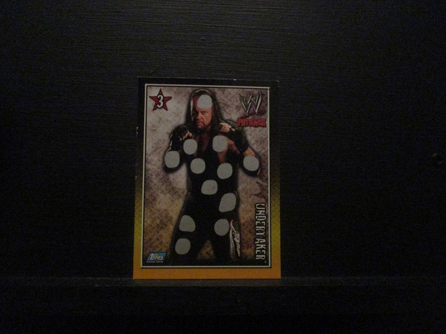 Undertaker - Payback Body Blow Original Trading Card