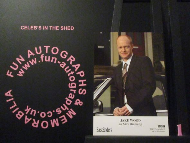 Jake Wood (Max Branning) Authentic Autographed EastEnders 6x4 Cast Card (1)