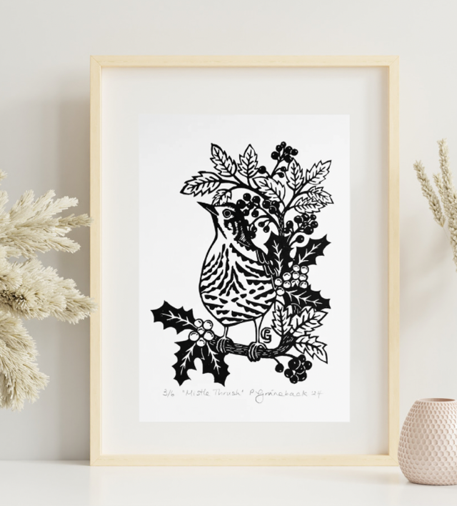 Panida G - Thistle Thrush (limited edition of 6)