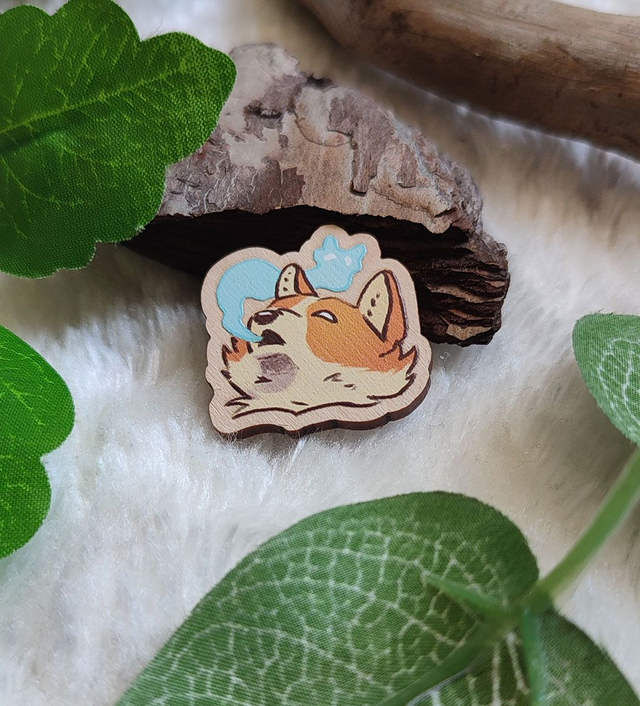 Pin's Corgi Exténué